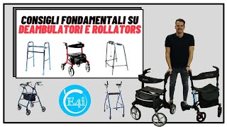 Consigli fondamentali su deambulatori e rollators [upl. by Chien]