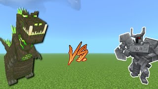 Tremorzilla vs Ferrous  Minecraft Mobbattle [upl. by Annaya]