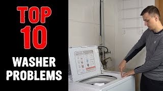 10 Most Common Problems With Laundry Washing Machines [upl. by Nylear883]