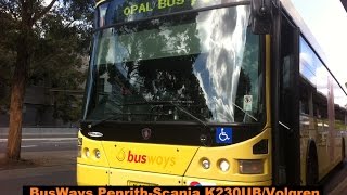 NSW Transport Video 19 BuswaysScania K230UBVolgren CR228L 1128 [upl. by Ahsikcin]