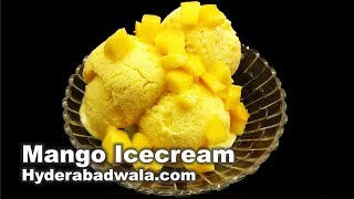 Mango Ice Cream  How to Make Restaurant Style Aam ki Ice Cream [upl. by Henrion147]