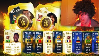 GREATEST FIFA 15 PACKS IN HISTORY [upl. by Barbe99]