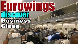 I flew Eurowings Discover A330 Business Class YYZFRA With a Surprise ending [upl. by Skye358]