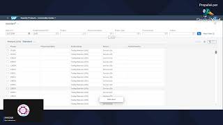 BDT  SAP S4HANA FIORI  Classify Products Commodity Codes [upl. by Yale]