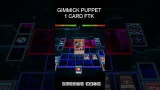 Insane  Gimmick Puppet 1 Card FTK shorts edopro [upl. by Babby]