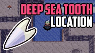 Where to Find Deep Sea Tooth  Pokémon Emerald [upl. by Lleryt]