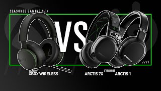 Xbox Wireless Headset Comparison Official Xbox SteelSeries Arctis 7x and Arctis 1 [upl. by Devon]