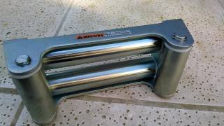 Warn low Quality Roller Fairlead Video 1 [upl. by Gayel]