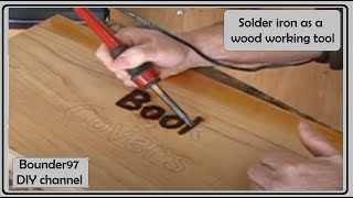 crafts woodworking soldering iron [upl. by Salli]