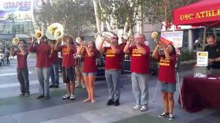 USC Marching Band at LA Live [upl. by Bremser]