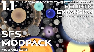 Ecliptic Expansion  Spaceflight Simulator Enhanced and Mostly Complete Solar System Modpack [upl. by Atselec375]