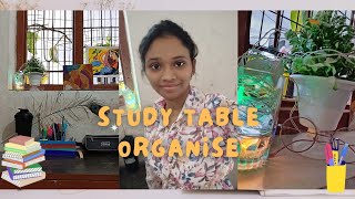 Study Table Organise 🥰 desk tour 👍 [upl. by Attlee471]