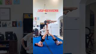 ACRO CHALLENGE  Would you try this shorts acro viral [upl. by Annahsal]