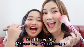 FOLLOW MY MAKE UP CHALLENGE  By Marisha Chacha [upl. by Olinde]