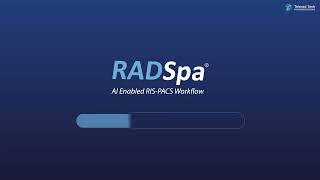 The AI Enabled RIS PACS Feature  RADSpa the Future of Radiology  Telerad Techs AI Assist for Rads [upl. by Aniluap]