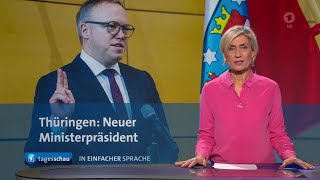 tagesschau in Einfacher Sprache 1900 Uhr 12122024 [upl. by Ronnholm]