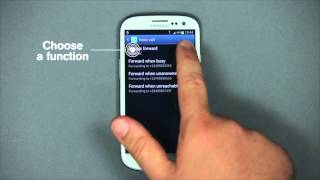 How to configure and use Call Forwarding with Android  Mobistar [upl. by Enitsirc]