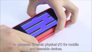 shiftIO Reconfigurable Tactile Elements for Dynamic Affordances and Mobile Interaction [upl. by Drahsar]