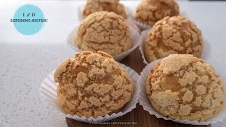 Earl Grey Cream Puffs Choux au Craquelin [upl. by Ellehctim813]