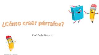 Escritura de párrafos [upl. by Nerol]