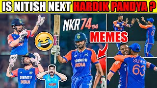 NITISH REDDY 7 SIXES 😱 IND vs BAN 2nd T20 HIGHLIGHTS 2024 😂 [upl. by Ahsinnod]