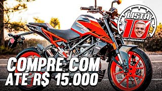 10 MOTOS PARA COMPRAR ATÉ 15000 REAIS TUDO LASANHA [upl. by Hgieleak]