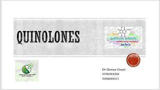 QUINOLONES ANTIBIOTICS PART 2 [upl. by Pirri889]