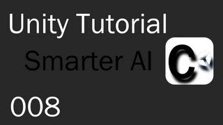 003  Unity Game  Enemy AI avoiding walls [upl. by Enelyar]