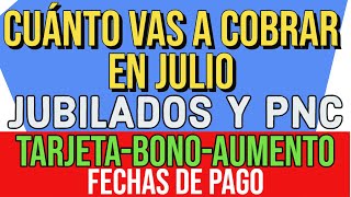 CUANTO COBRO en Julio del 2023 Jubilados y Pensionados de Anses CRONOGRAMA Y FECHAS DE PAGO [upl. by Slotnick243]