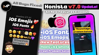 Honista V71 Update  iOS EmojisFonts On Android Instagram  iOS Instagram For Android [upl. by Bove]