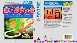 Dig Dug Atari Commercial Retro Toys and Cartoons [upl. by Schaumberger]