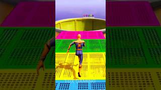 GTA 5 Epic Water Ragdolls  SpiderMan Jumps  Fails SpiderMan vs Minions amp Hulk shortsfeed gta [upl. by Japeth]