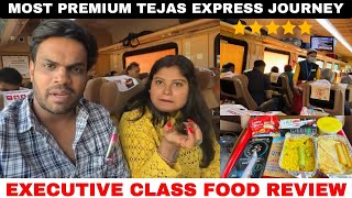 PREMIUM TEJAS EXPRESS EXECUTIVE CLASS JOURNEY amp DELICIOUS FOOD REVIEW [upl. by Celestyna405]