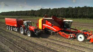 NEU Grimme MULTITRAILER 350  Massey Ferguson 8600 und VARITRON 470 [upl. by Liatrice]