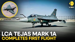 India’s LCA Tejas Mark 1A fighter aircraft completes first flight in Bengaluru  WION Originals [upl. by Jarvis]