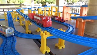 Chuggington Plarail ☆ Clock Tower amp Elevator Slope Course [upl. by Eniamrehc]