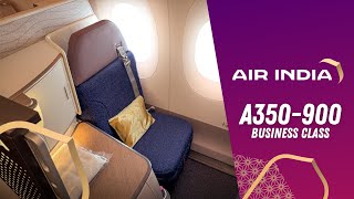 Air India A350900 Business Class Mumbai to Delhi  Aviation Geeks [upl. by Eerual]