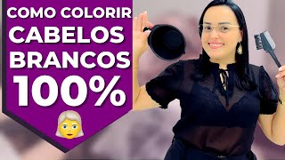 Como Colorir Cabelos Brancos Resistentes para Durar MaisAprenda Qual Numeração Tinta Escolher🧑‍🦳 [upl. by Wilona]