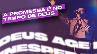 A PROMESSA É NO TEMPO DE DEUS  Camila Barros [upl. by Eetnwahs]