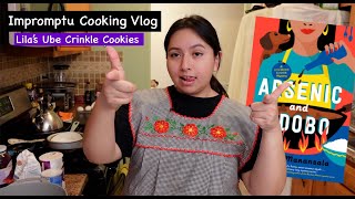 Making Lila’s Ube Crinkle Cookies  An Arsenic and Adobo Cooking Vlog 🍠🍴 [upl. by Yenettirb956]