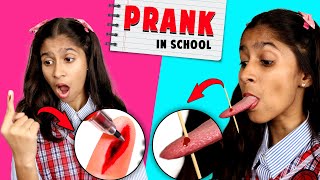 CRAZY PRANKS ON SCHOOL FRIENDS AND TEACHER  Revenge Prank Wars [upl. by Oakes243]