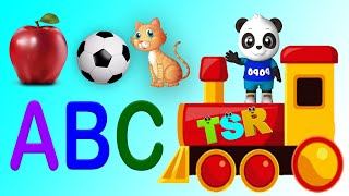 Alphabets Train  Learn ABC For Preschool  Learn Alphabets For Kids [upl. by Tillinger]