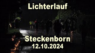 12102024  Lichterlauf Steckenborn [upl. by Ydnal292]