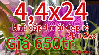 Cần tiền bán gấp cân nhà 44x24 giá 1 ty650tr nhà đã hoàng công sổ hồng riêng [upl. by Haynes]