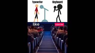 TYPEWRITER vs KEYBOARD [upl. by Ludovico]