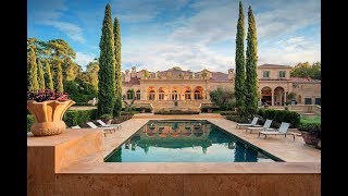 Intricate Palatial Chateau in Houston Texas  Sothebys International Realty [upl. by Sugirdor]