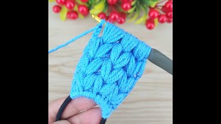 How to make the most popular knitted bandana model knitting crochet [upl. by Atipul358]