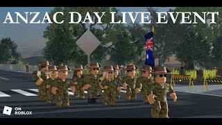 Anzac Day Live Event roblox [upl. by Ednalrym]