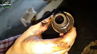 Mycom compressor oil filter amp oil change work [upl. by Gnad442]