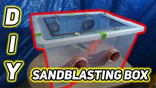 DIY a sandblasting box  cabinet [upl. by Inttirb]